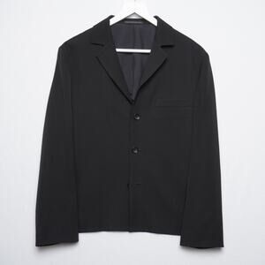 Vintage Y's Yohji Yamamoto Black Wool Blazer Jacket with Cutout